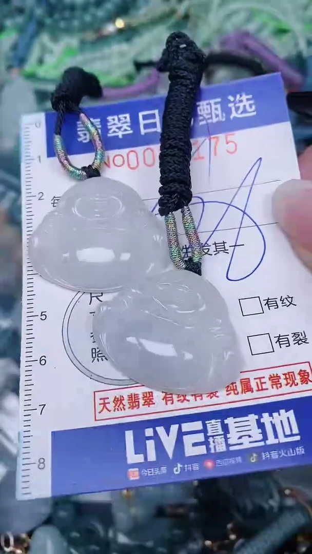【闪购商品】翡翠颈饰未镶嵌00003175多样性发其一