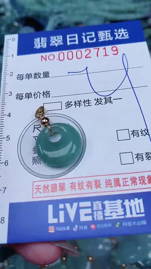 【闪购商品】翡翠颈饰未镶嵌00002719
