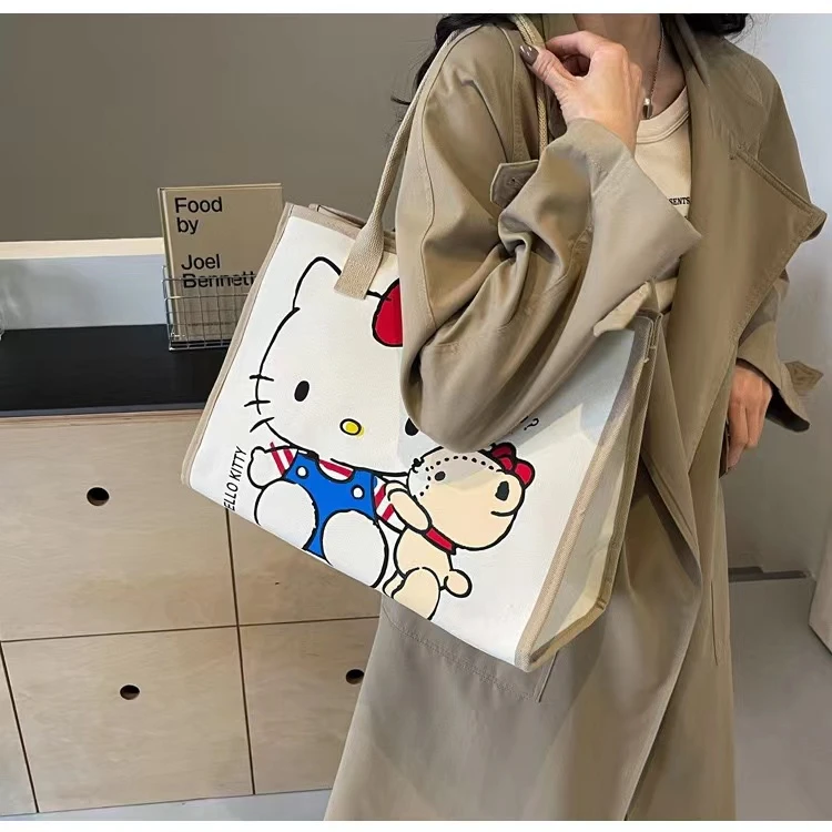 创意卡通包包女包休闲百搭单肩包时尚简约托特包潮流大包包