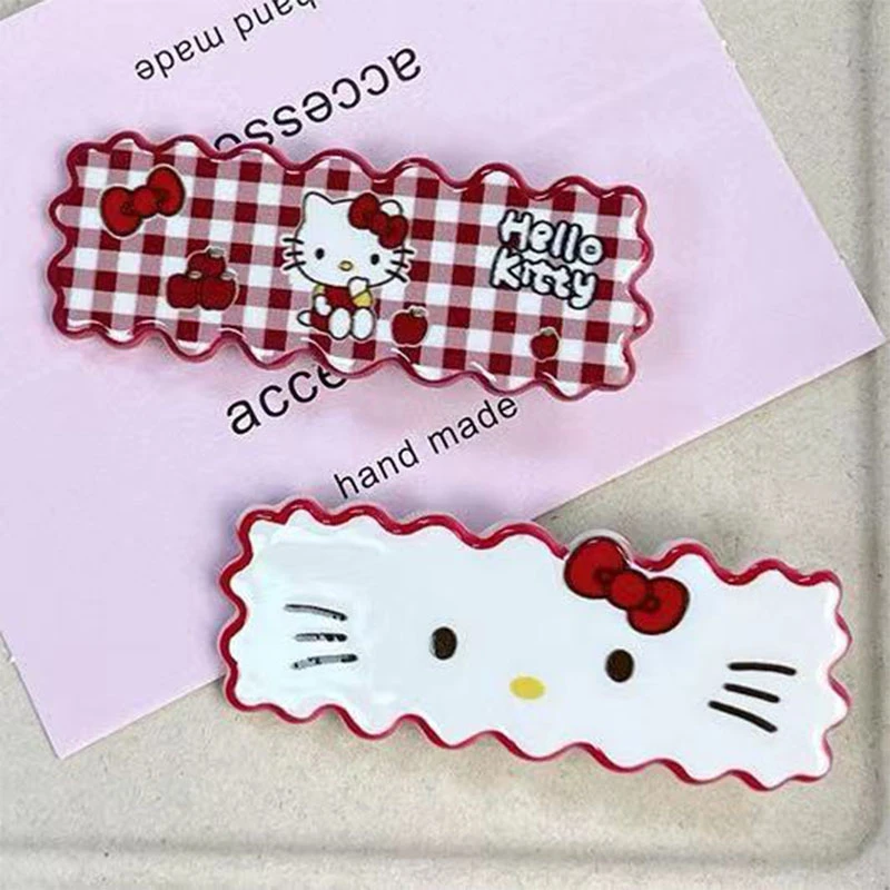 【红格刘海夹】创意卡通可爱刘海侧边夹