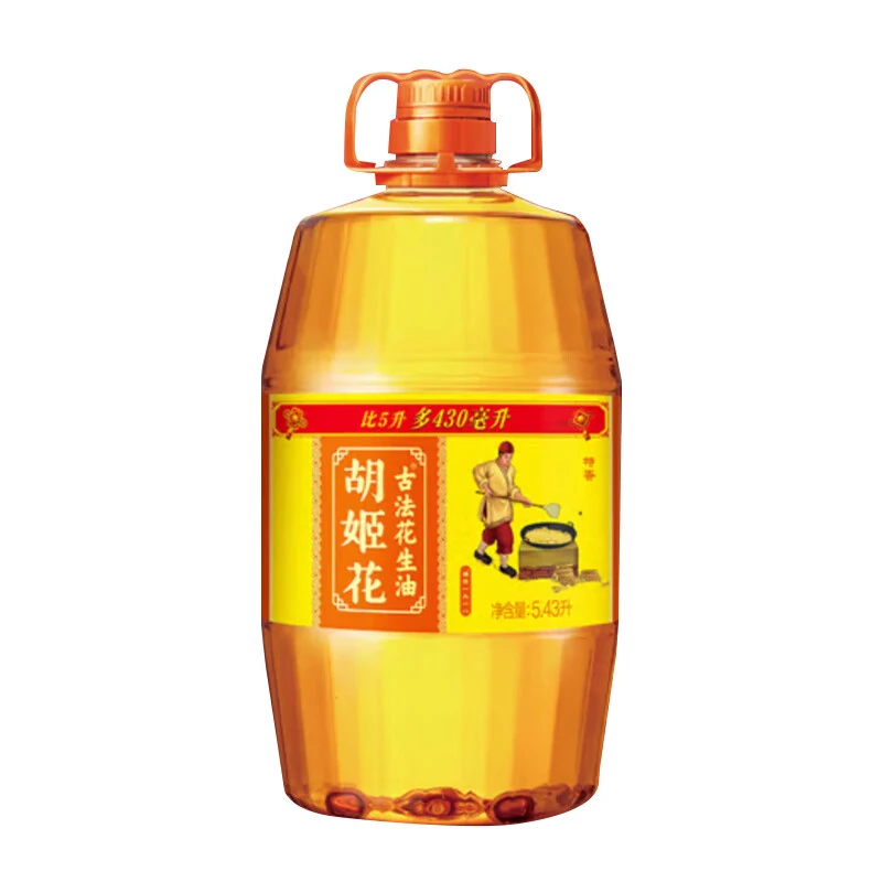 胡姬花花生油5.43L/桶