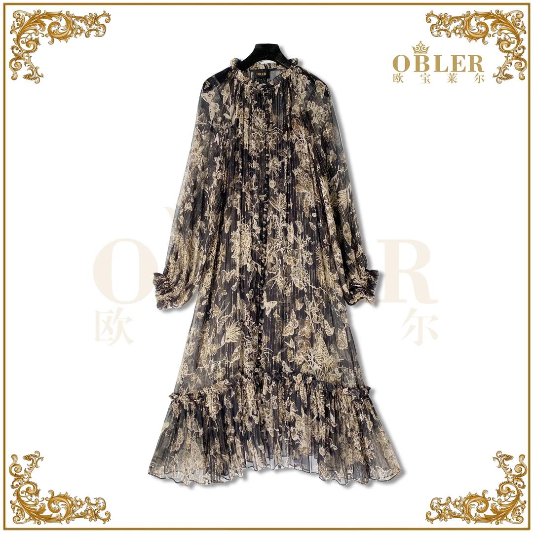 【小玉专属】时尚气质桑蚕丝女装连衣裙305-24332
