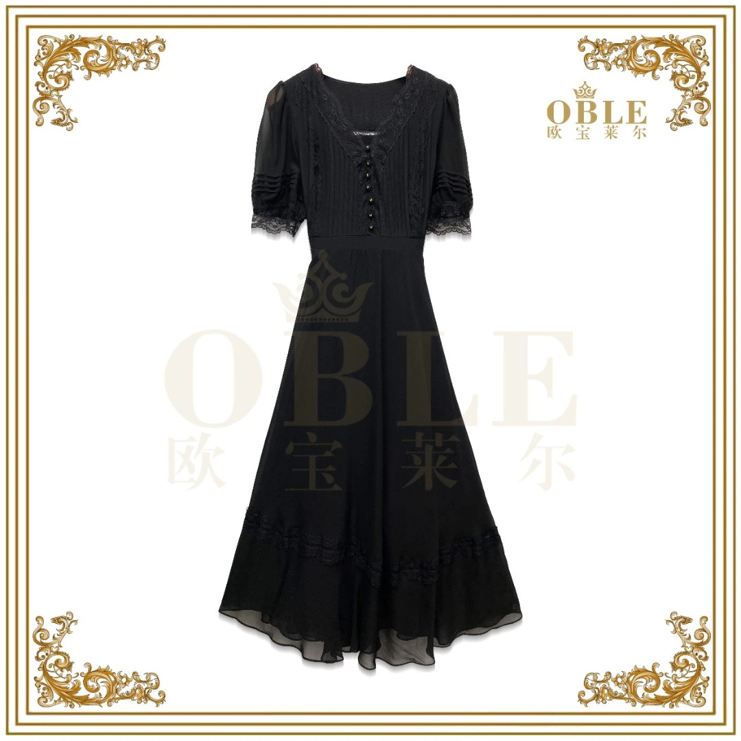 【粉丝专属】OBLE    新款 真丝连衣裙114-23885