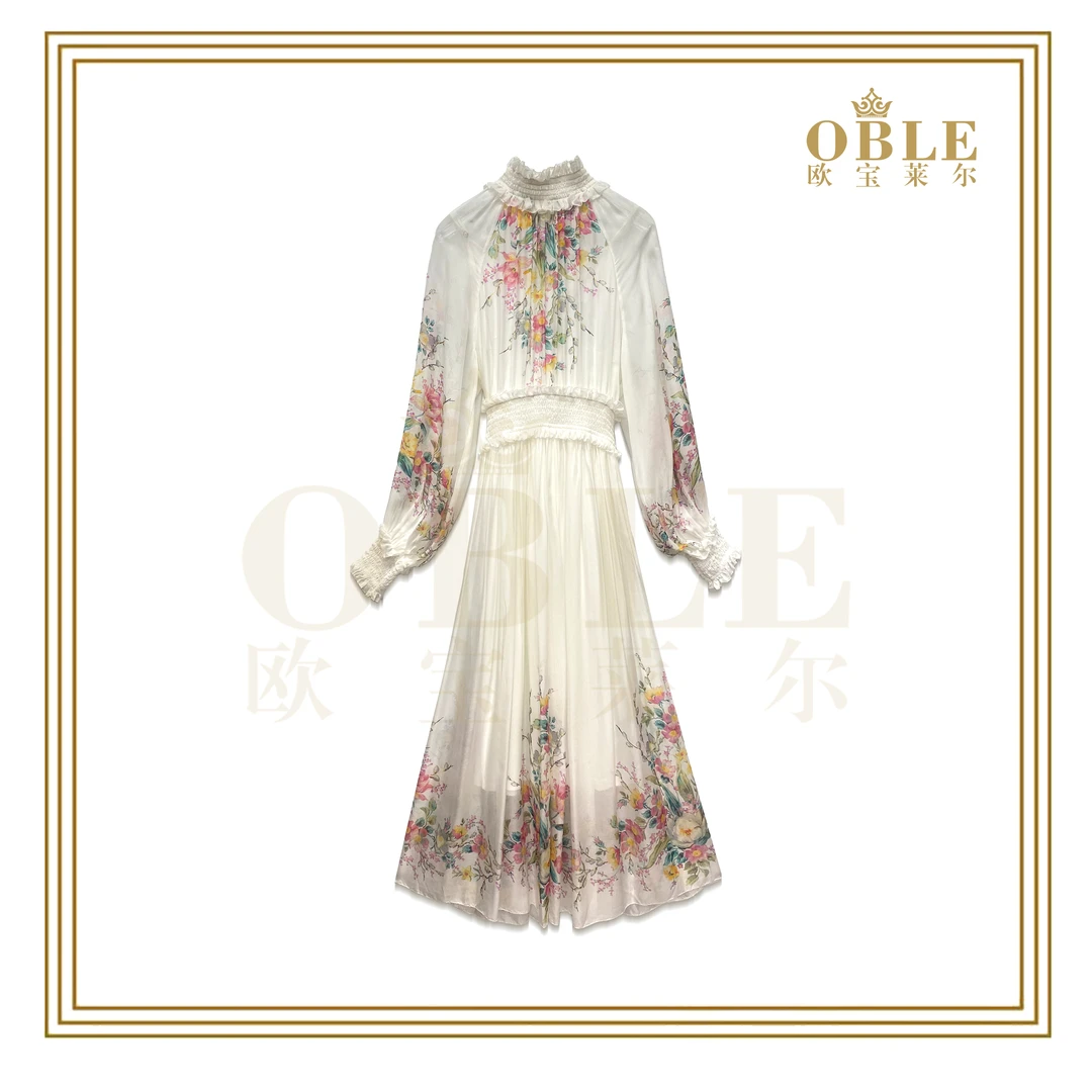 【欧宝莱尔】OBLE   欧宝莱尔 新款 真丝连衣裙502-220419