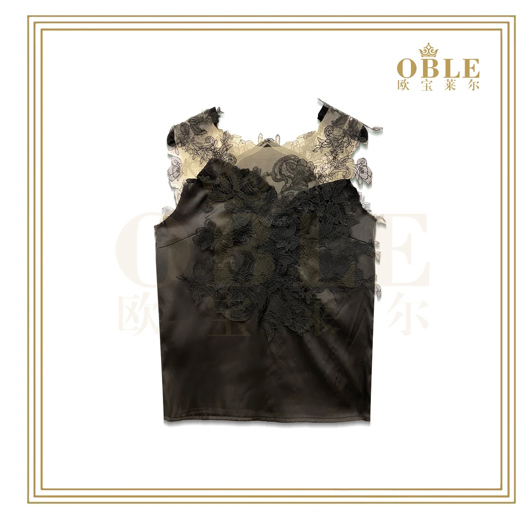 【欧宝莱尔】新款气质时尚百搭打底背心506-22452