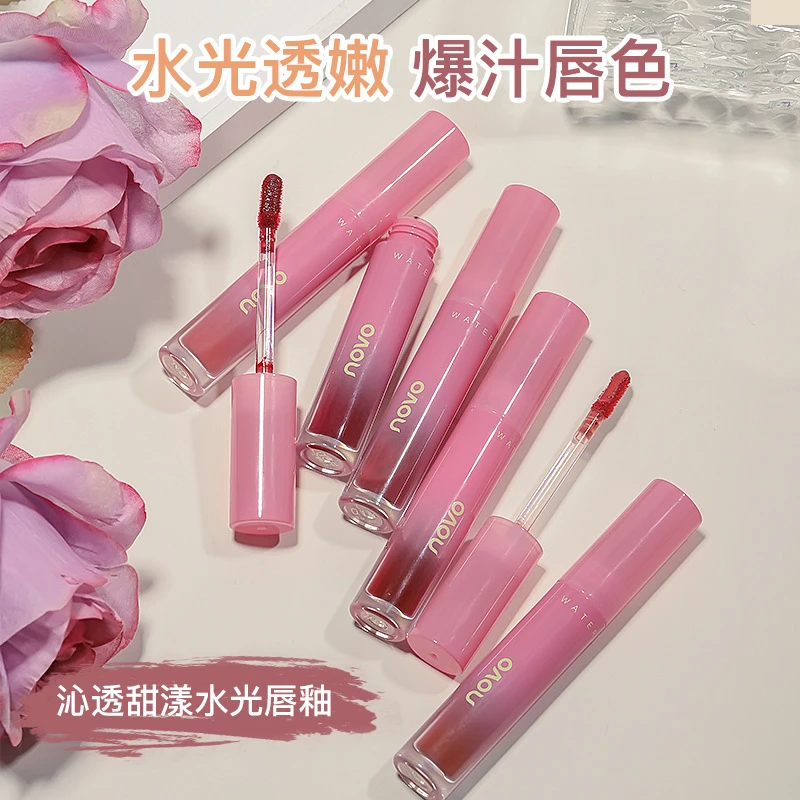 沁透甜漾口红适合素颜防水不掉色裸色系平价镜面正品唇彩唇釉