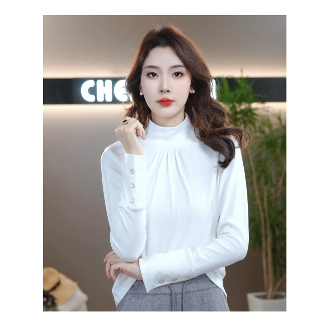 CYM1400女秋冬长袖内搭可外穿上衣小衫潮