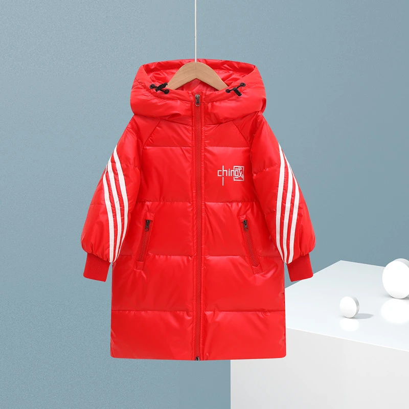 清货新款儿童羽绒服亲子装男童女童中大童小孩加厚冬装保暖外套