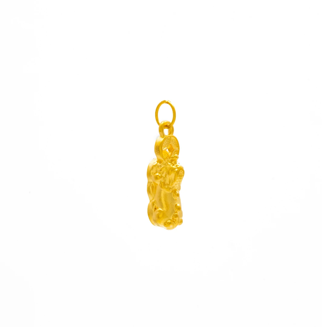 足金貔貅时尚简约气质百搭轻奢F734