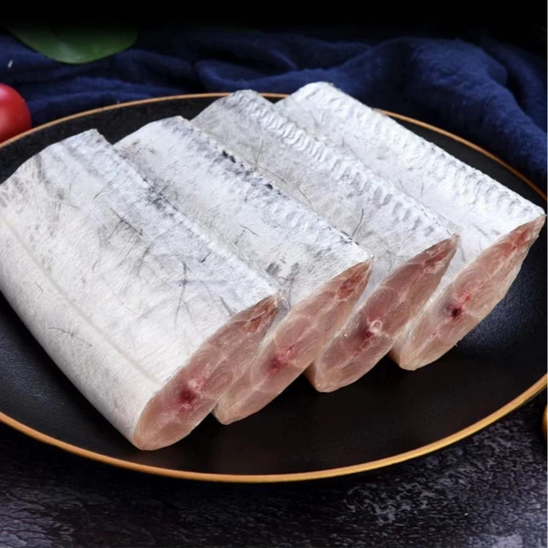 大号带鱼段去头去尾一斤9-10段 新鲜现切急冻锁鲜500g/包*5包