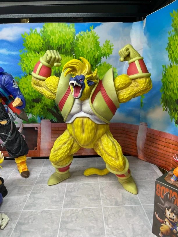 【实拍】七龙珠系列 贝比巨猿 40cm 大猿手办摆件彩盒包装雕像gk