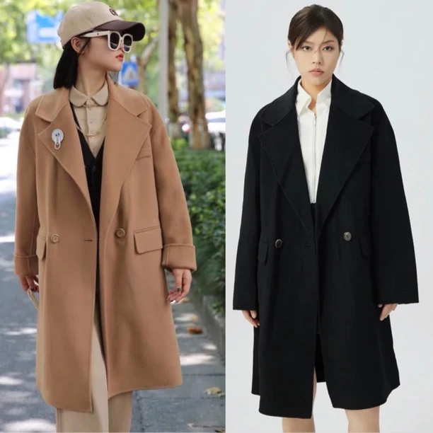 阿玛施气质中长大衣5400858