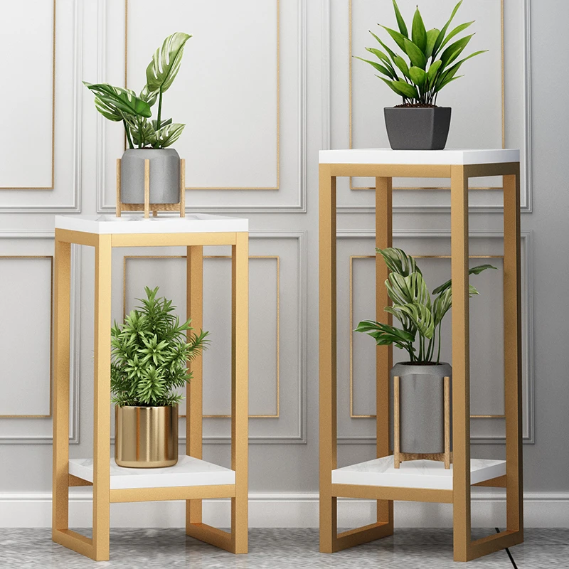 铁艺花架子客厅落地式阳台2024新款室内花盆托架层架绿萝植置物架