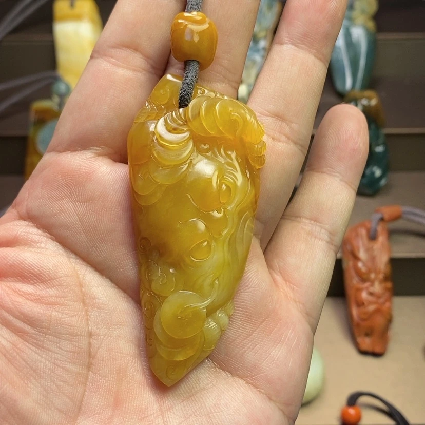 【闪购商品】岫玉颈饰未镶嵌添**爸