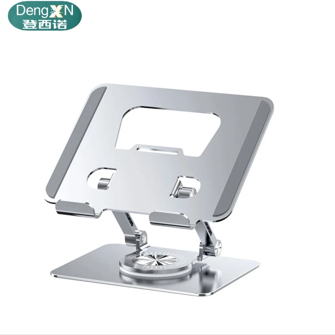 平板电脑iPad桌面懒人支架金属钢360度旋转升降调节角度双轴支撑