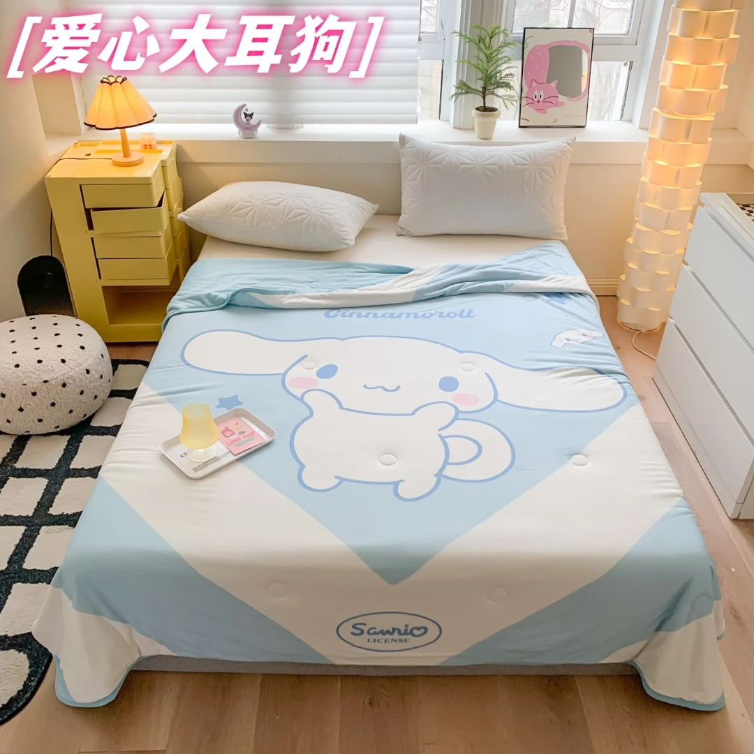 直播   糯米针织夏凉被卡通大版三系