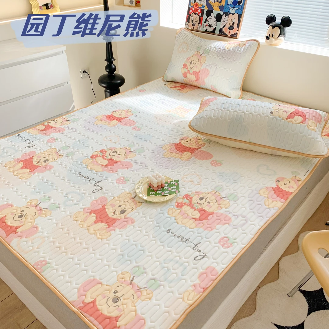 直播  卡通可爱风乳胶凉席