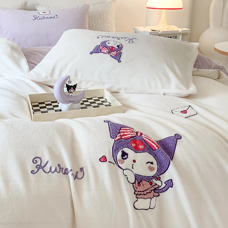 【富士商店】软糯加厚陶瓷绒刺绣三丽鸥帕恰狗套件来自库洛米的邮件