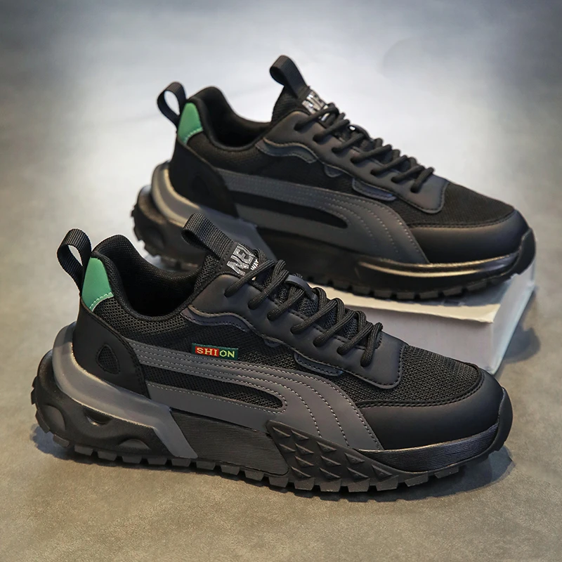 【优惠促销】男鞋2025春秋季网面运动阿甘鞋休闲百搭青少年增高潮鞋