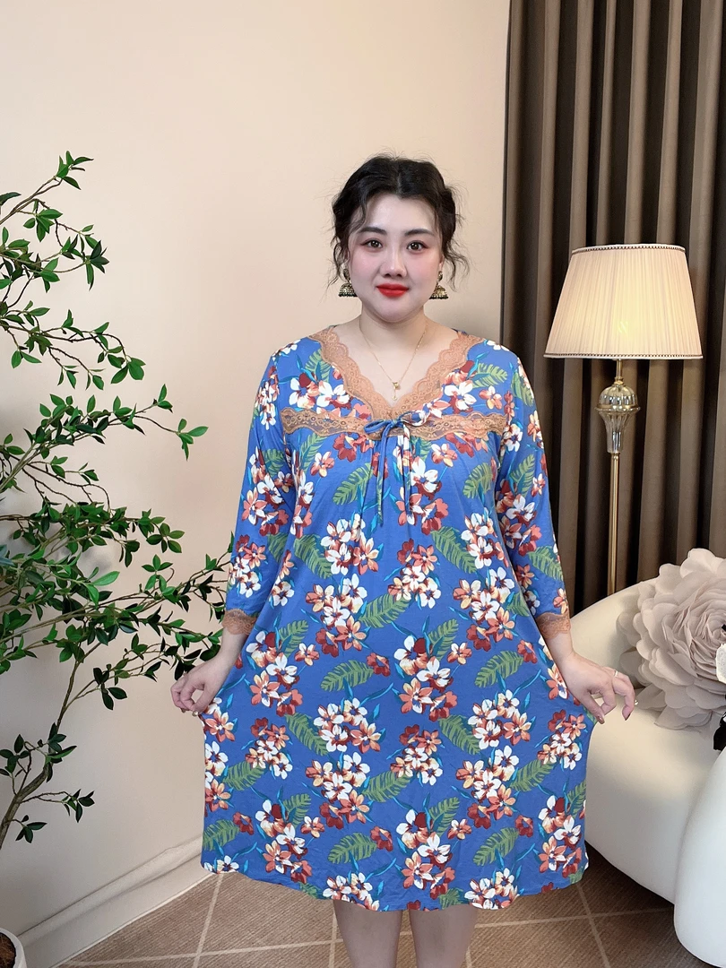 秋冬睡衣家居服舒适蕾丝睡衣新春