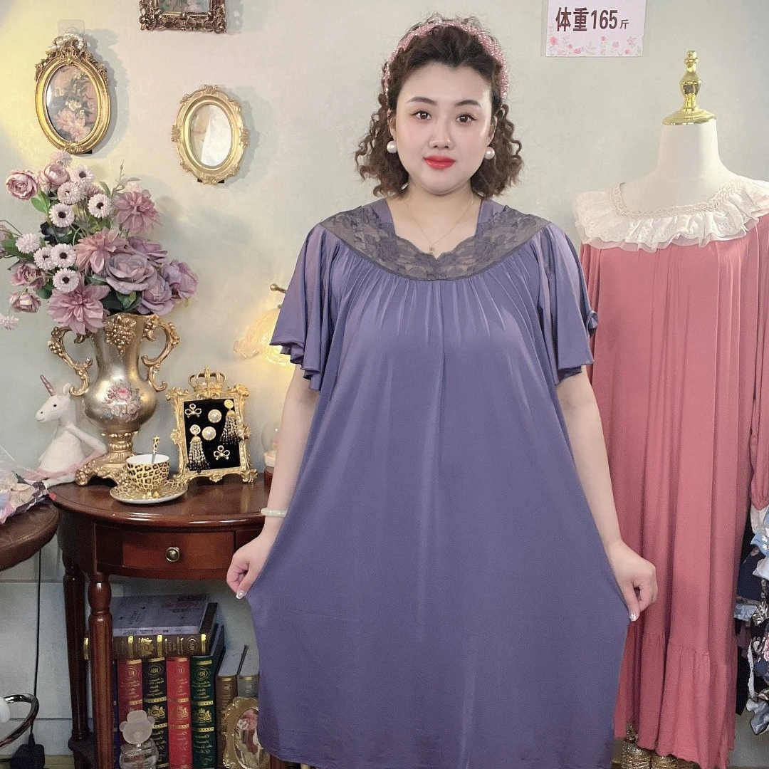 冰丝睡裙短袖家居服