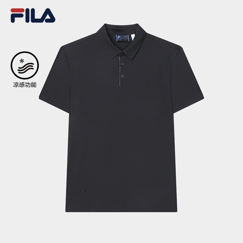 Fila/斐乐男子【凉感弹力商务POLO衫】夏季舒适休闲短袖F11M422124F