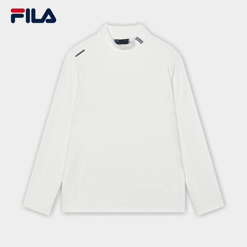 Fila/斐乐男【高端BLUE立领磨毛内搭】秋冬长袖套头衫F11M412212F