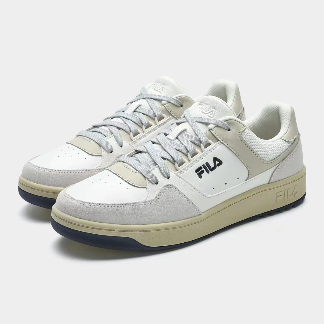 FILA/斐乐男士圆盾鞋夏时尚百搭经典潮流运动休闲板鞋F12M422206F