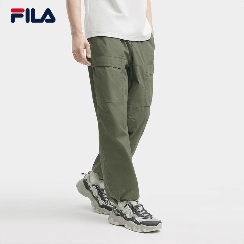 Fila/斐乐男裤【时尚工装风】夏百搭宽松休闲速干运动裤F11M429809F