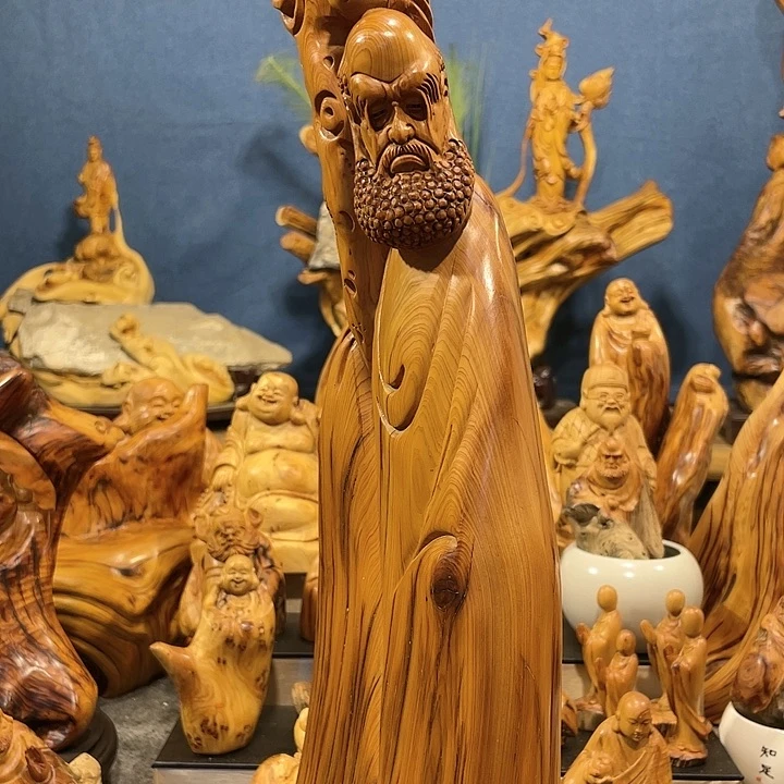 柏木（崖柏）太行崖柏根雕摆件工艺