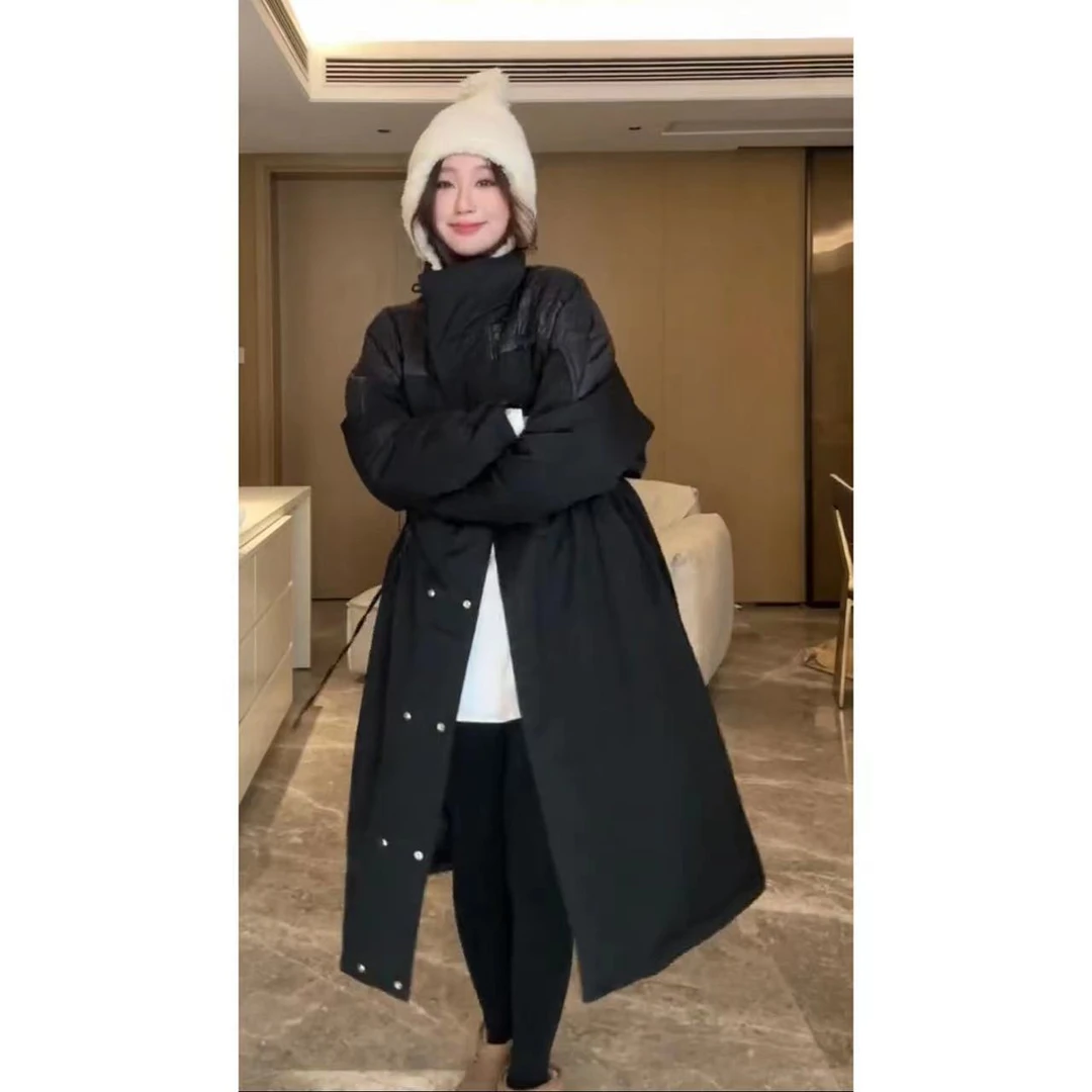 时尚休闲休闲韩版羽绒服中长款