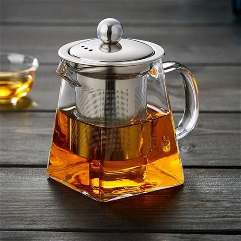 家用加厚玻璃茶壶过滤泡茶壶大容量耐热玻璃壶大号公杯茶水分离
