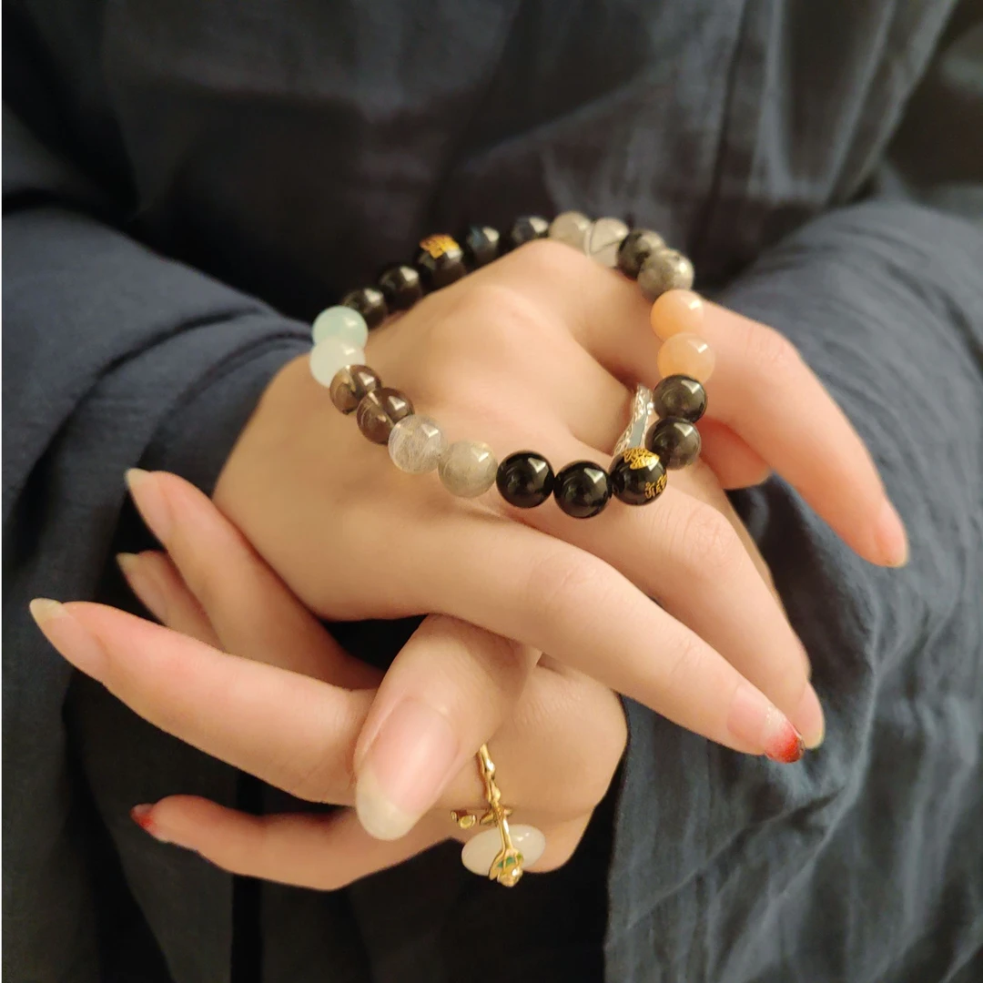 星黛水天然多宝手工饰品（天缥碧空青，云门法水翠）