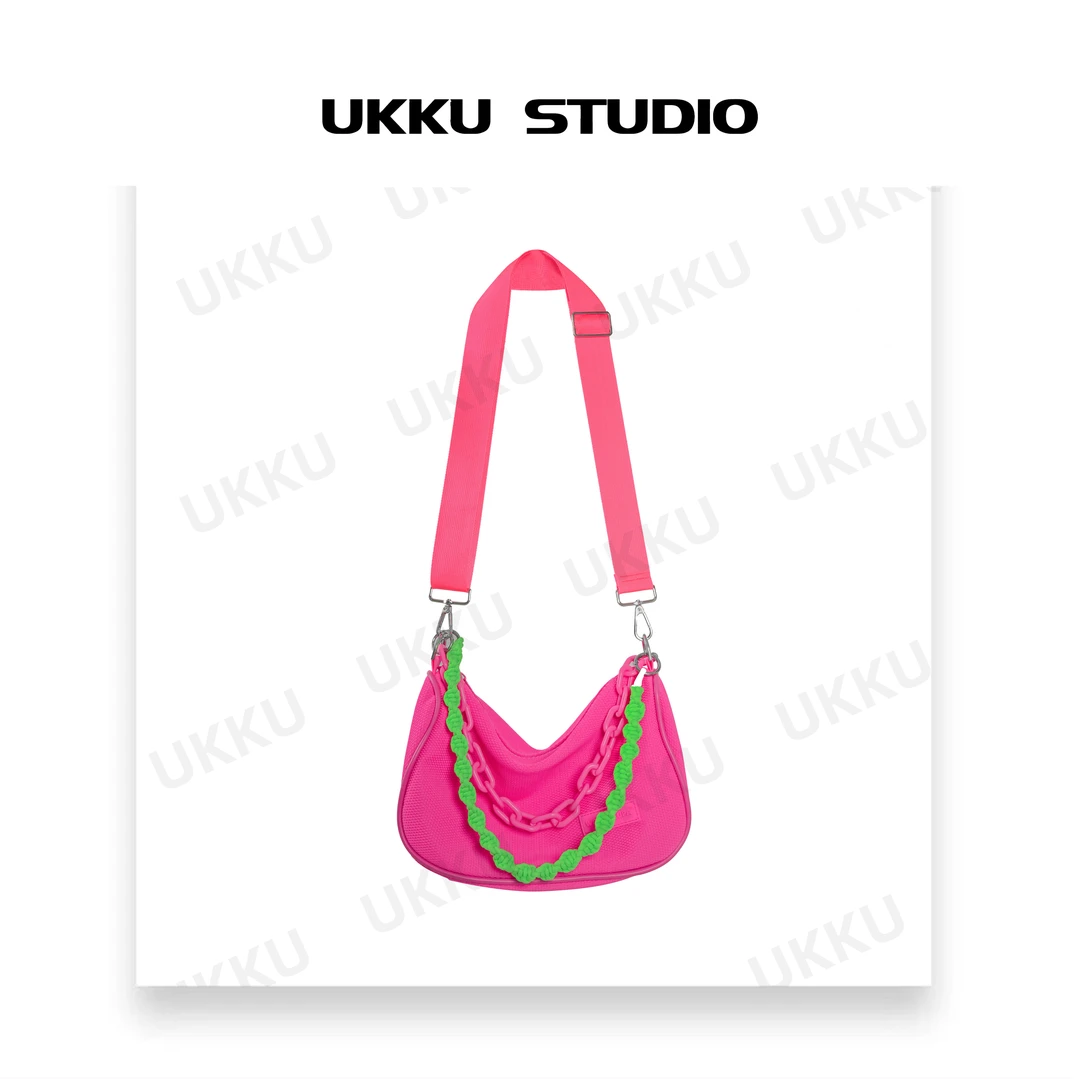 沐【UKKUSTUDIO】轻奢时尚百搭潮流设计师单肩包211897