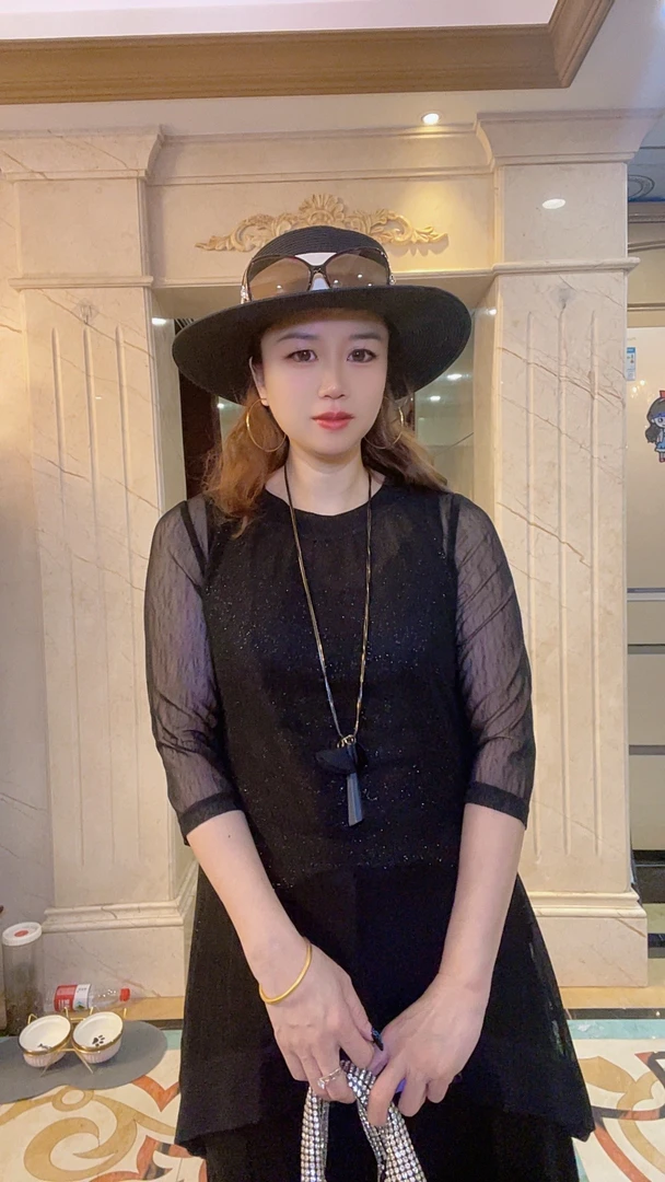5729复古设计感开叉中长款T恤薄款防晒罩衫短袖上衣女