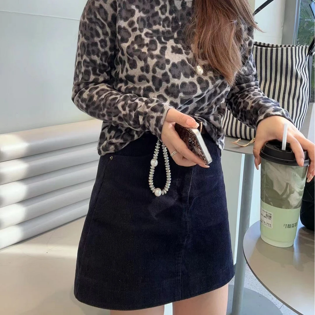 大顾家【A版】显瘦洋气早秋A字裙