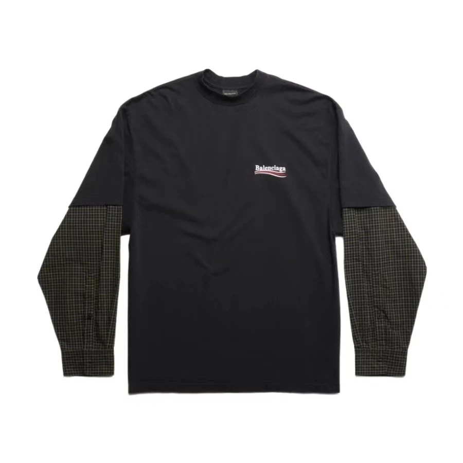 balenciaga短袖衬衫层叠长袖T恤/正品保障/假一赔三