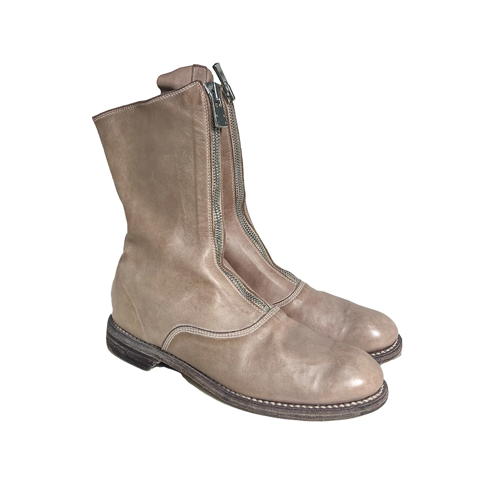 GUIDI 310前拉链平底高筒靴三色可选/正品保障/假一赔四