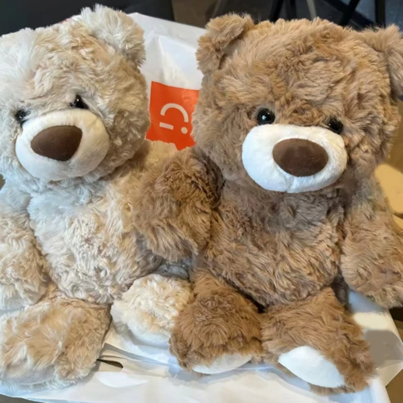 棕色熊公仔可爱毛绒卡通熊熊玩偶床搭子陪伴娃娃暖心生日礼物