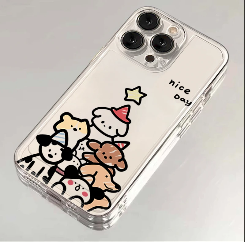 狗狗圣诞树iPhone15苹果手机壳P60华为mate小米vivo红米oppo全包