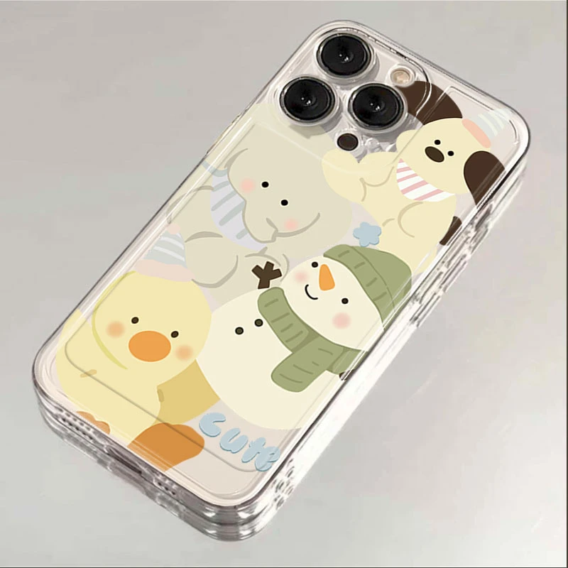 冬日装扮iPhone15苹果手机壳P60华为mate小米vivo红米oppo全包ins