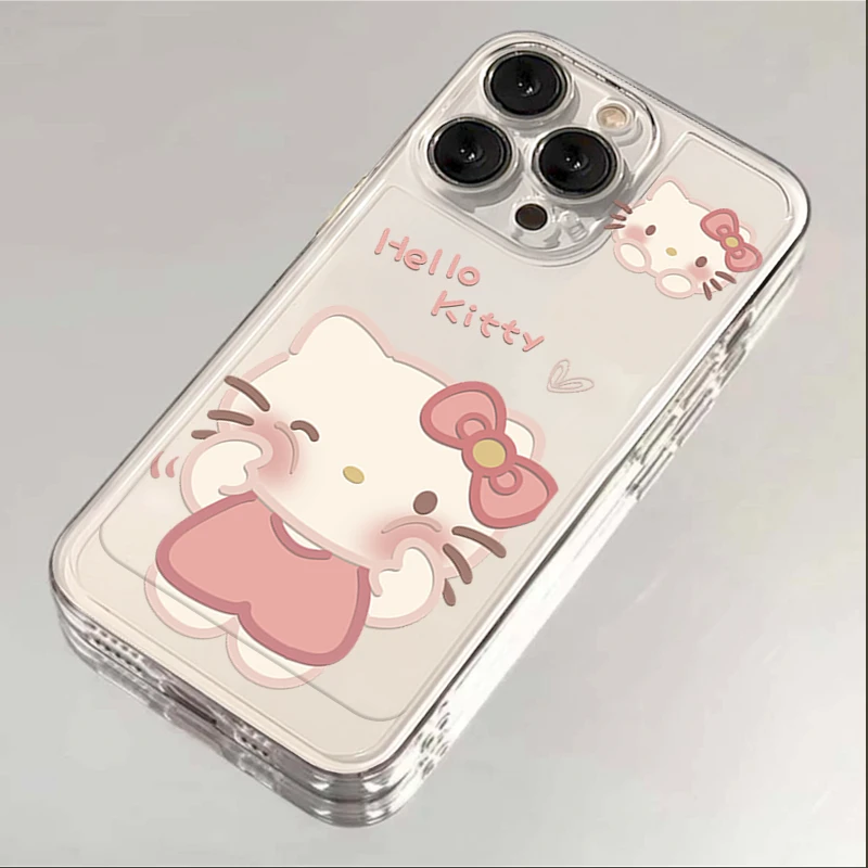 揉脸KittyiPhone15苹果手机壳P60华为mate小米vivo红米oppo全包软