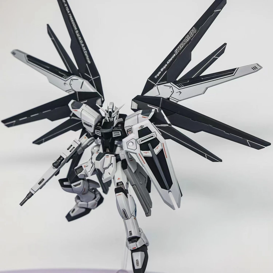 星动HG 未启动配色 新生自由 拼装机甲模型玩具1/144自由高达战士