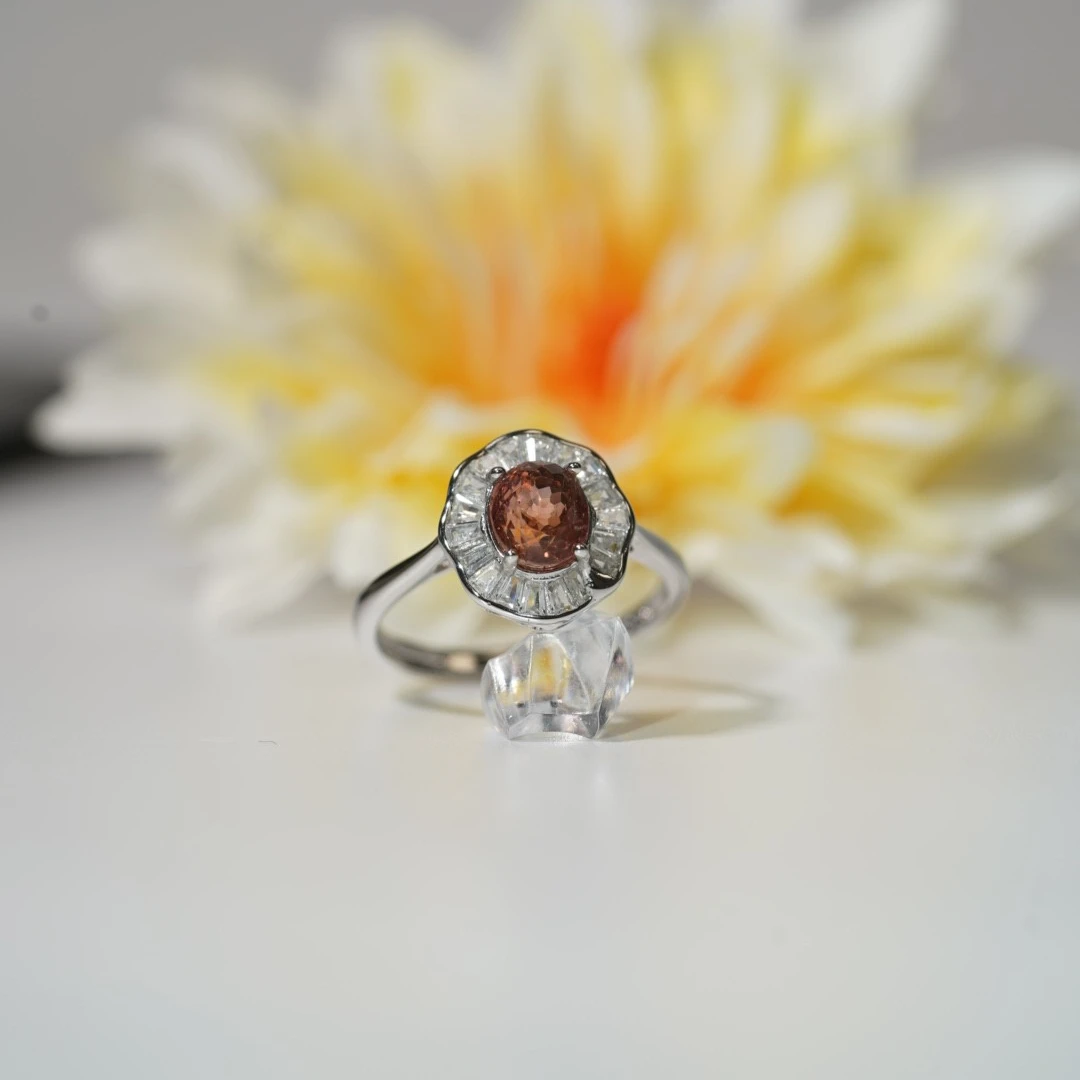 1028-BX47 碧玺戒指1.25克拉