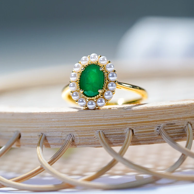 1007-CP10  祖母绿戒指