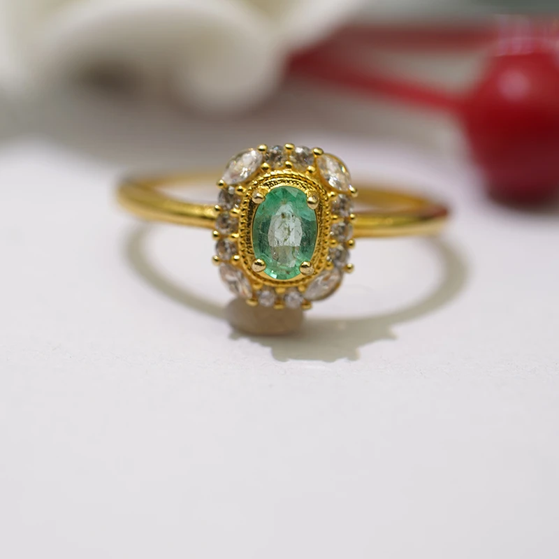 0607-CBGFCP1祖母绿戒指