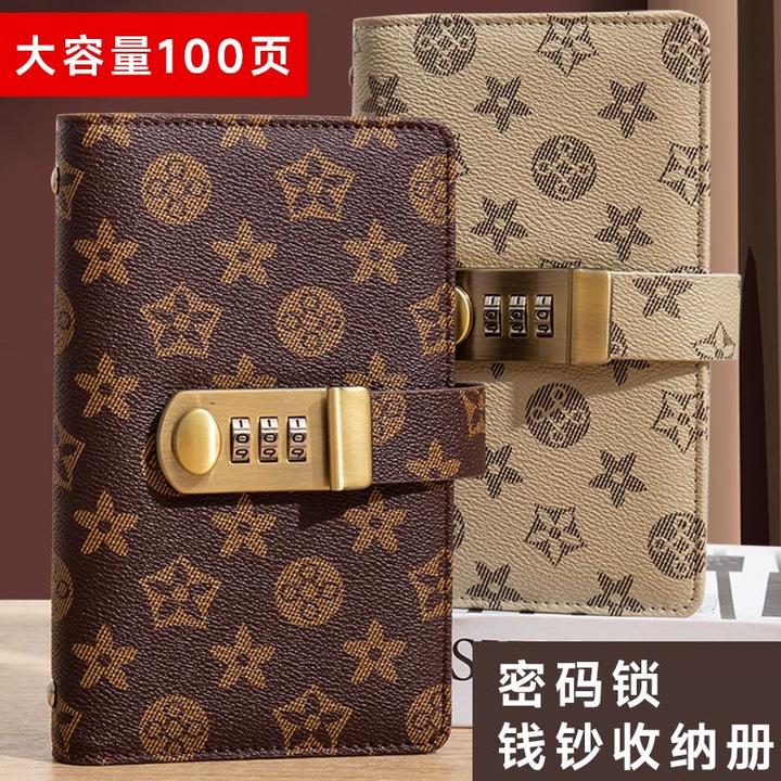 2024新款网红理财收纳册收纳包收藏册存钱夹存放袋儿童纸币存钱袋