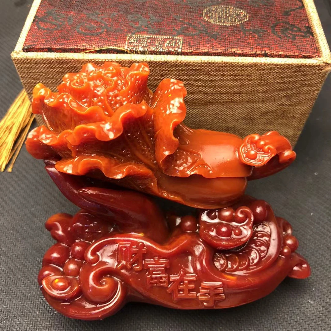 【爆款推荐】特色手工艺大白菜摆件