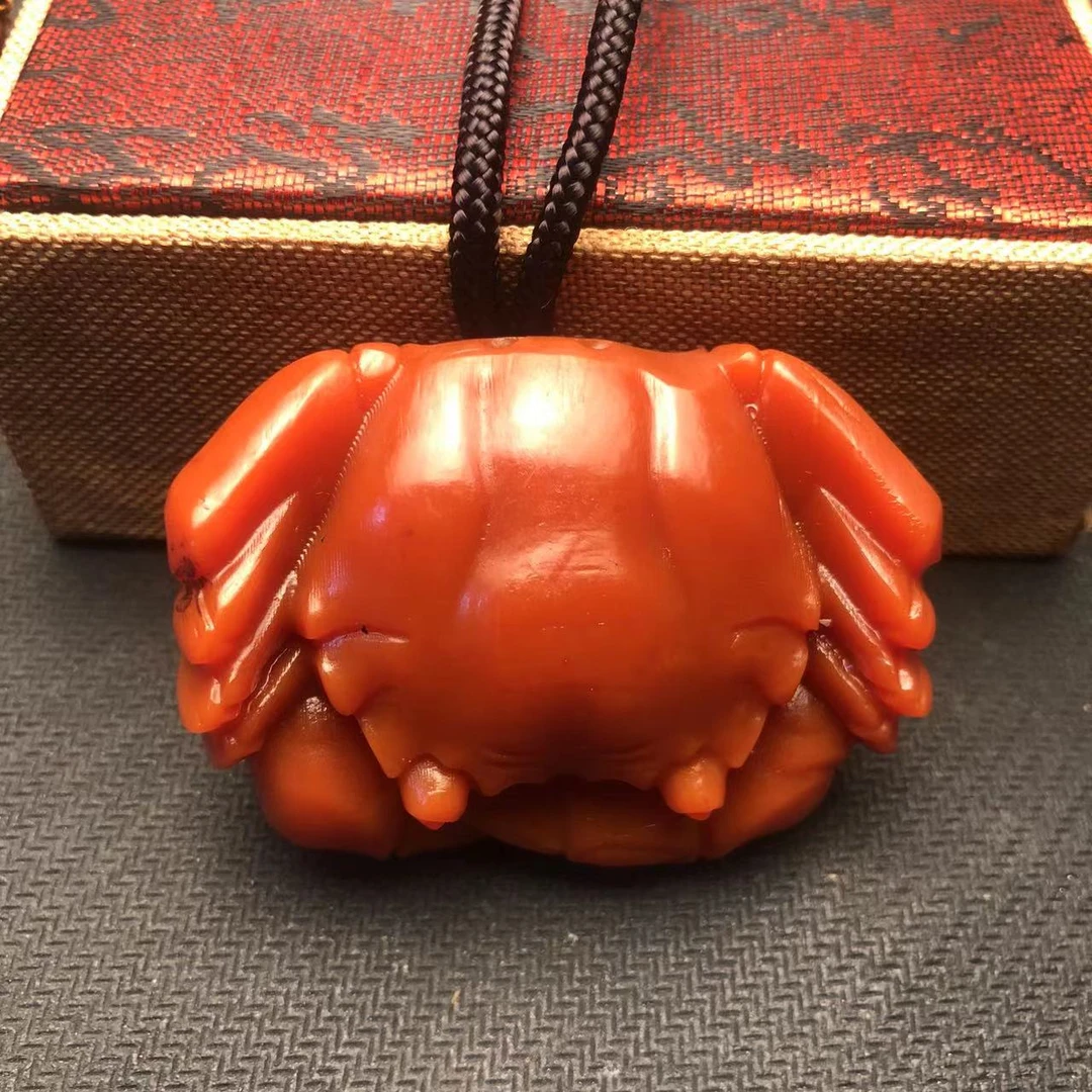【粉丝专属】特色手工艺螃蟹吊坠