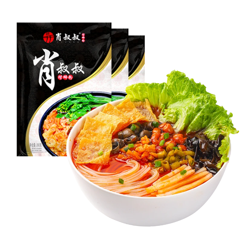 肖叔叔原味螺蛳粉330克*2袋柳州嗦粉醇香米粉散装